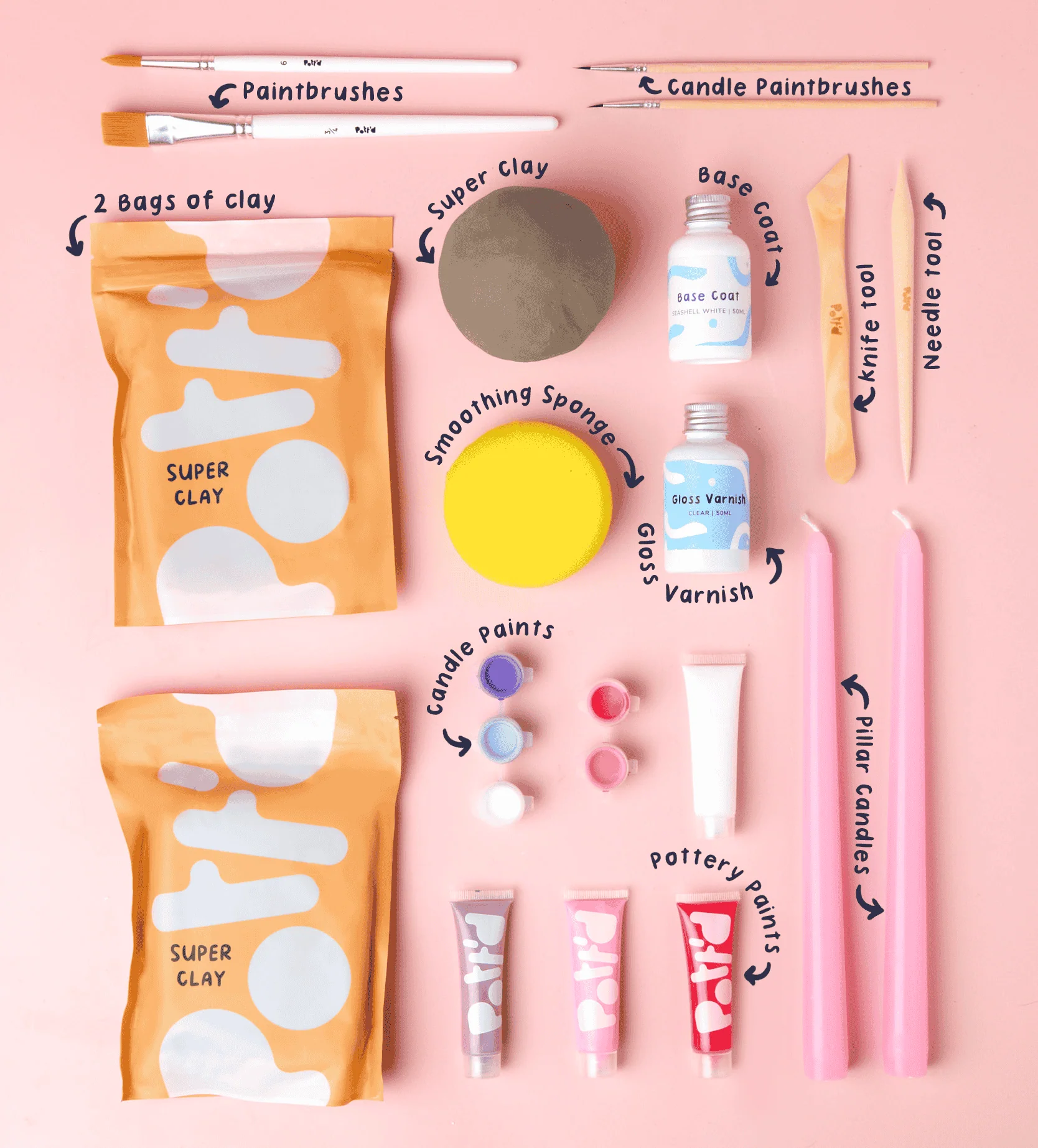 Girl’s Night In: Candle Painting Kit - Image 3