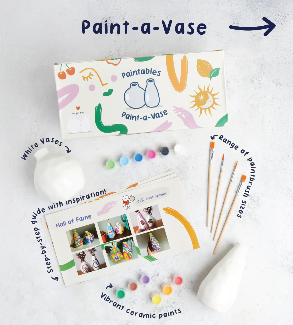 Paintables Mug, Vase & Breakfast Set Bundle - Image 4
