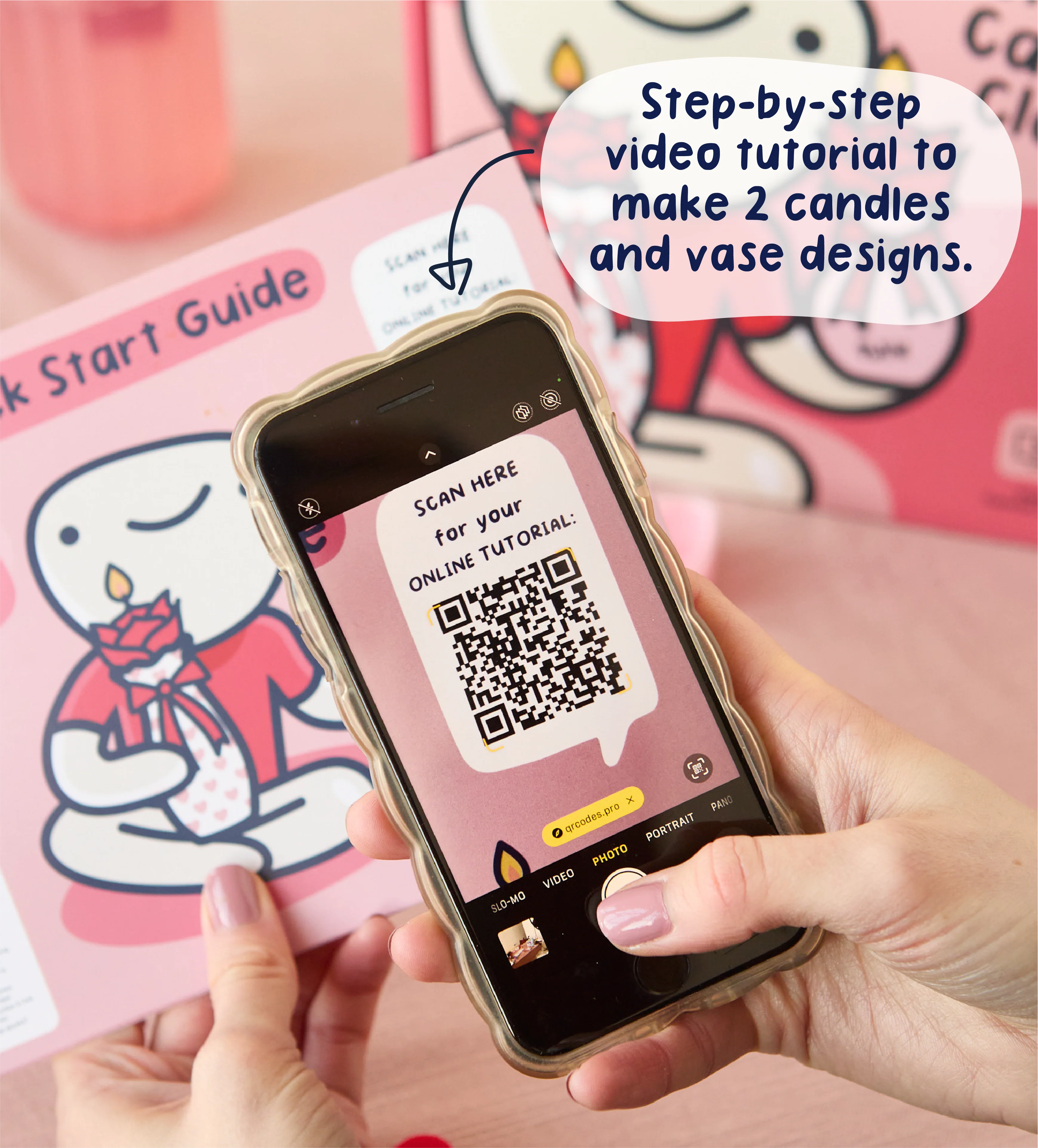 Red Rose Creative Candle & Clay Kit - Image 6