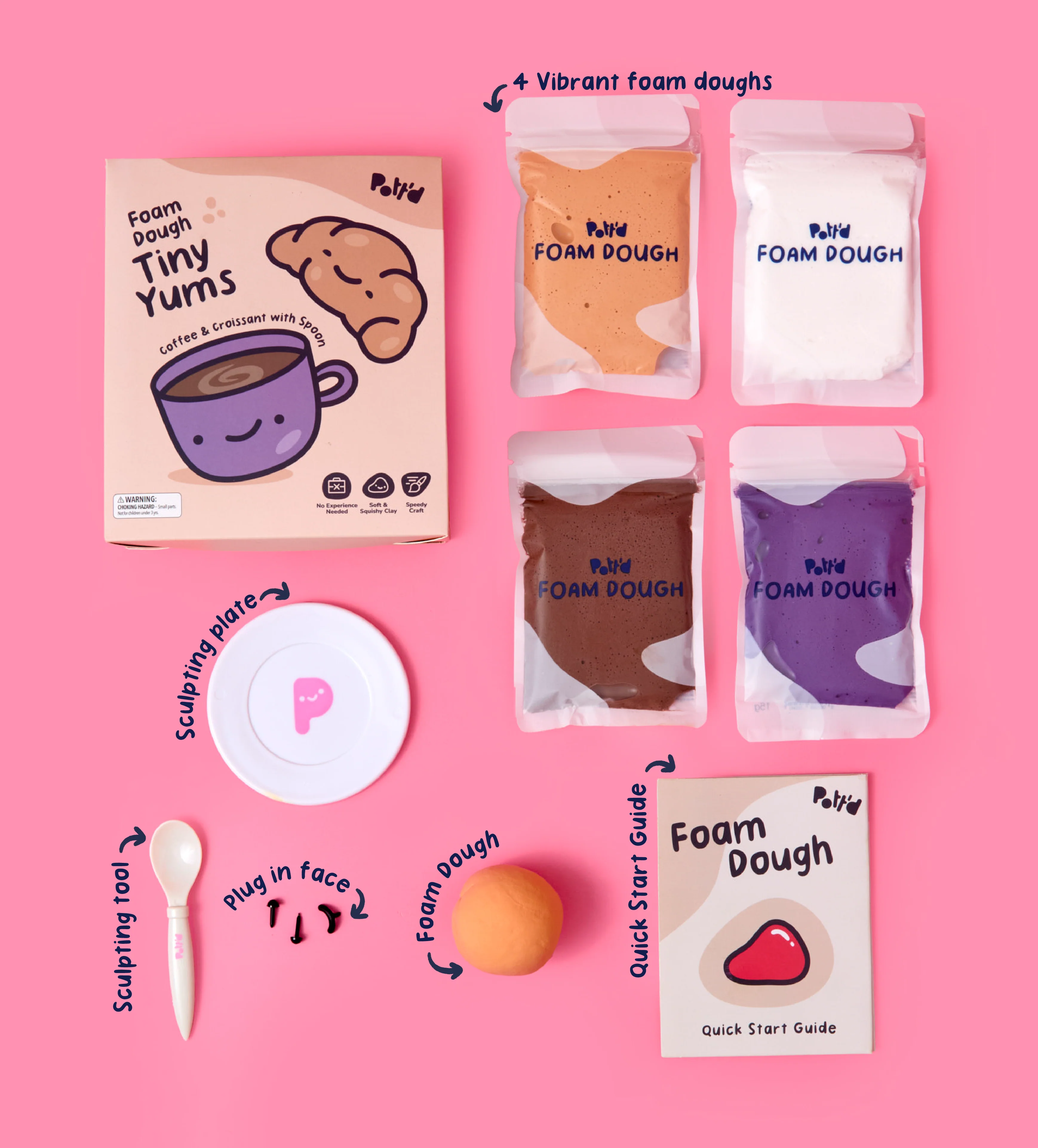 Tiny Yums: Coffee & Croissant - Image 3